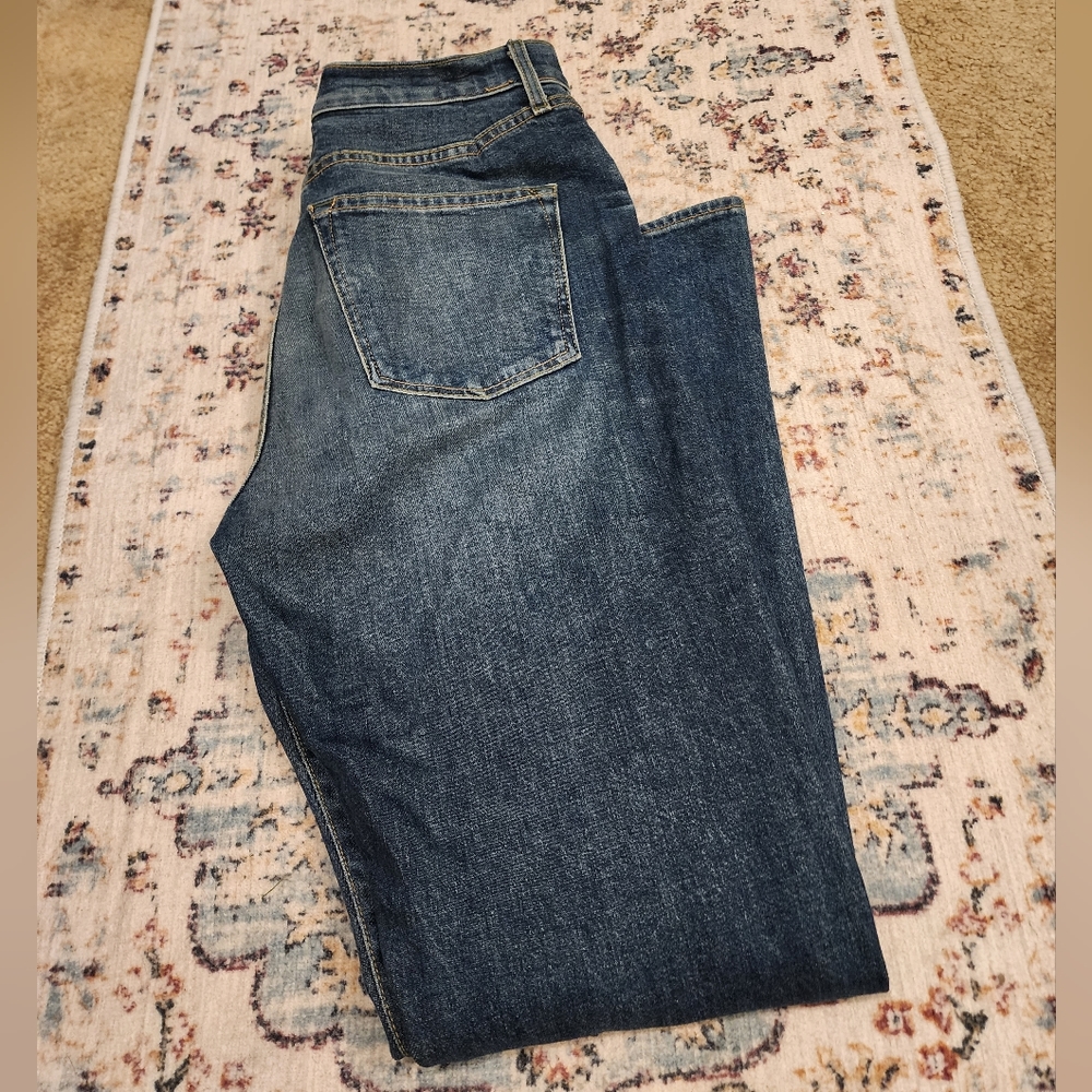 Imogene and Willie "Lottie" Denim Medium Blue Sz 28 EUC $278
